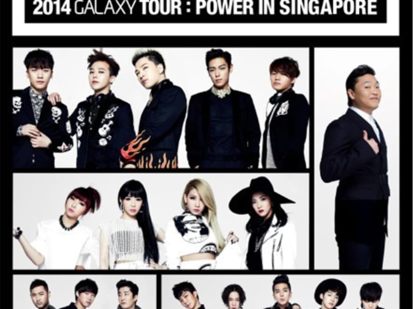 K-pop acts like Big Bang, 2NE1 and Psy will perform at the Singapore Indoor Stadium on Sept 13 and 14.