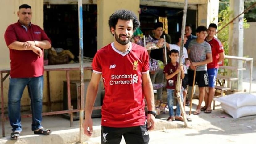 Wajah lelaki Iraq ini salin tak tumpah macam Salah si bintang Liverpool
