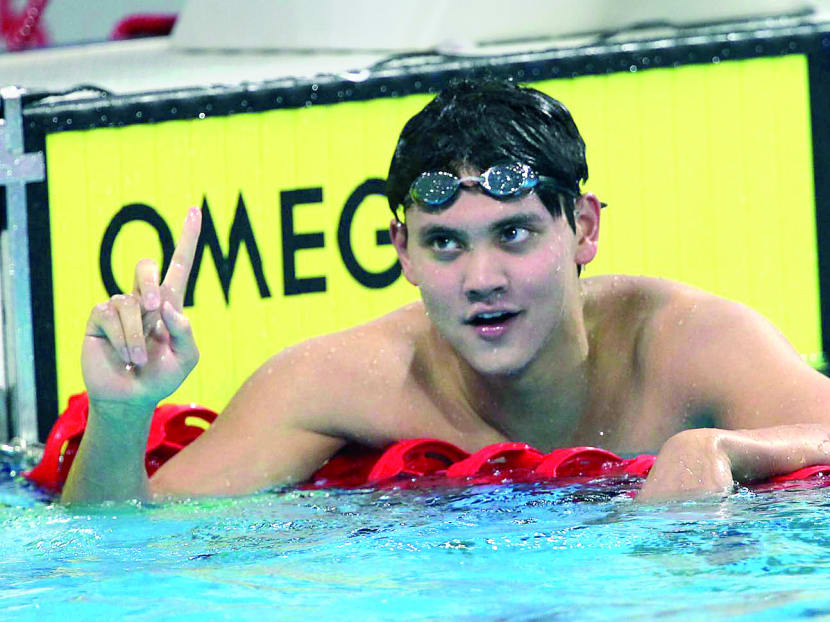 Joseph Schooling is one of only four Singaporeans to achieve the six-gold feat in swimming at the Games. Today File Photo