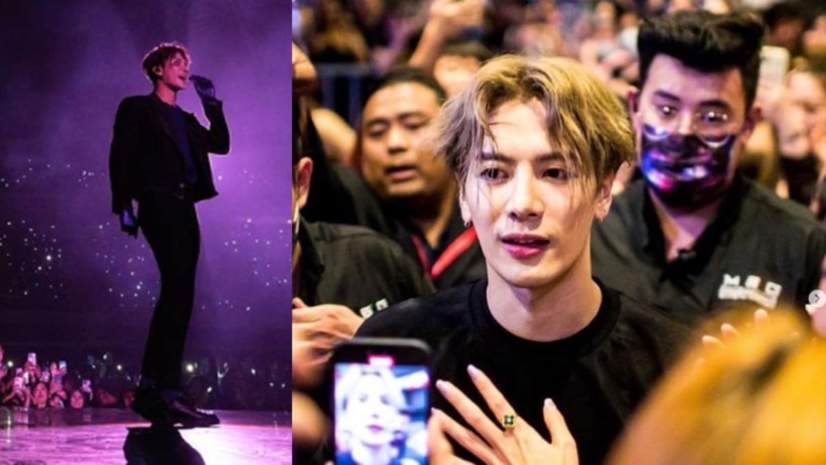 Jackson Wang, Hong Kong born member of K-pop boy band Got7, who has also  carved out a successful solo career, 10 August 2022. He was in Singapore to  film a series of