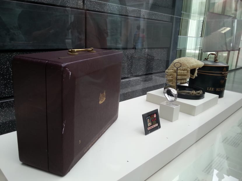Mr Lee Kuan Yew’s red box on display at National Museum