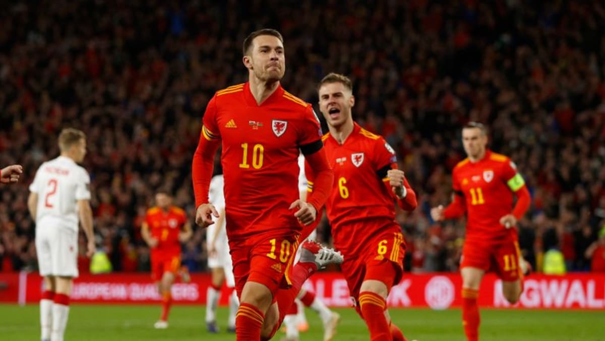 Ramsey mencetak dua gol saat Wales mengalahkan Belarusia, Bale mendapatkan caps ke-100