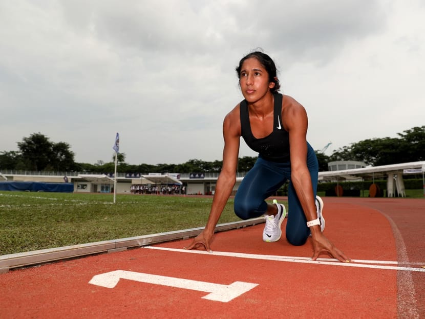 National sprinter Shanti Pereira said during an interview with TODAY that her loved ones keep her going and "are the reason I am here today".
