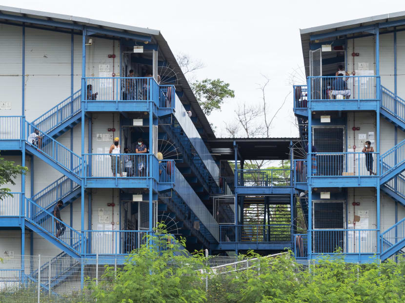 A view of a worker dormitory. In 2020 and 2021, there were about 550 cases of hurt to persons on such premises. In 2022 alone, there were 440 similar cases.
