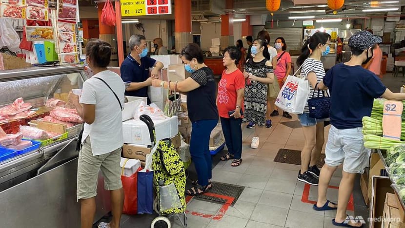 COVID-19: Go out alone for essential needs, don't make it a ‘family outing’, say Singapore leaders COVID-19: Go out alone for essential needs, don't make it a ‘family outing’, say Singapore leaders