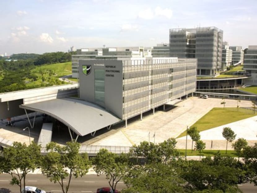 An aerial view of Republic Polytechnic. Photo: Channel NewsAsia