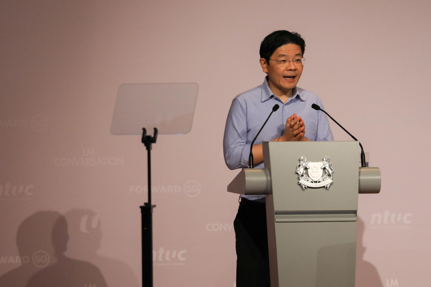 A study found that people with higher educational qualifications of at least a university degree had greater trust that Deputy Prime Minister Lawrence Wong (pictured) was the best possible fourth-generation political leader.