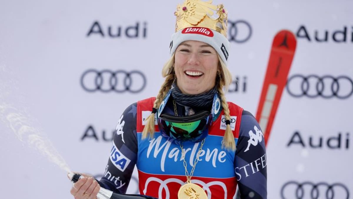 Ski Alpen Shiffrin melewati Vonn untuk menjadi pemenang Piala Dunia wanita sepanjang masa