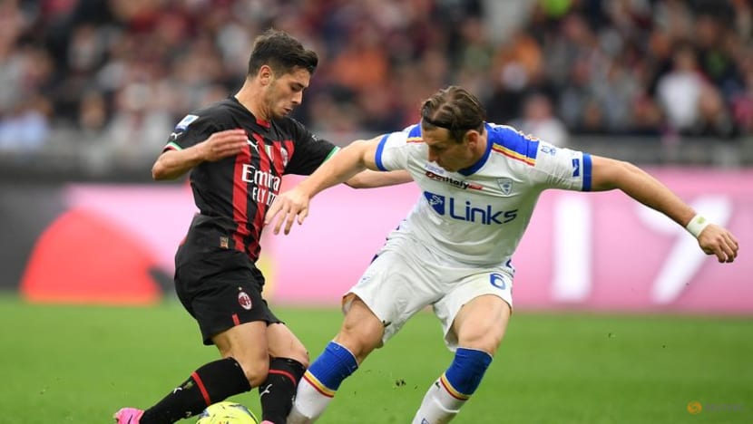 Leao double boosts Milan's top-four hopes in 2-0 win over Lecce Leao double boosts Milan's top-four hopes in 2-0 win over Lecce
