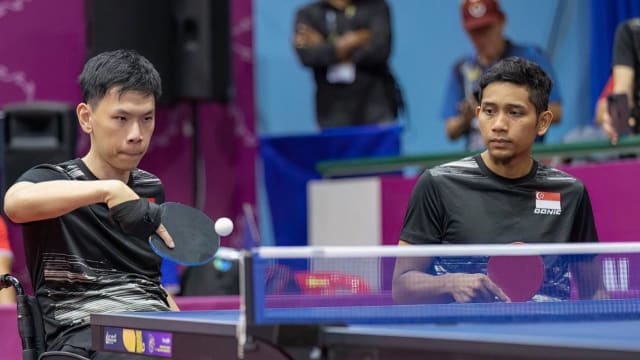 亚细安残运会：我国乒乓男队 男团比赛获得铜牌