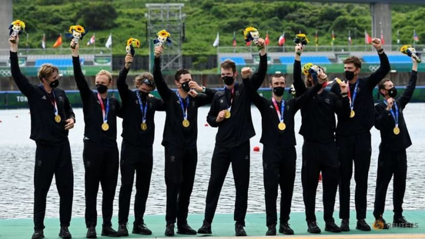 Olympics-Rowing-New Zealand soars in drama-drenched Tokyo Regatta Olympics-Rowing-New Zealand soars in drama-drenched Tokyo Regatta