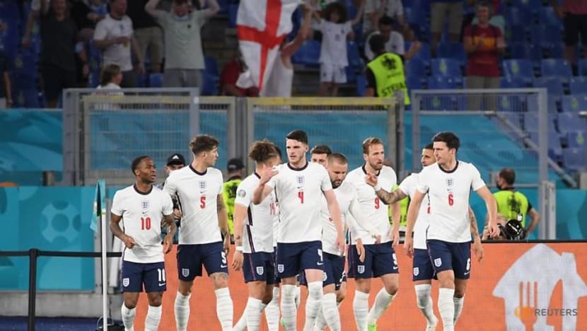 Soccer-Kane at the double as England cruise past Ukraine into Euro semis Soccer-Kane at the double as England cruise past Ukraine into Euro semis