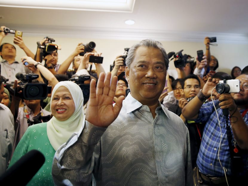 Former Malaysian Deputy Prime Minister Muhyuddin Yassin speaks to the media after he was sacked during yesterday's cabinet reshuffle in Kuala Lumpur, Malaysia, July 29, 2015. Photo: Reuters