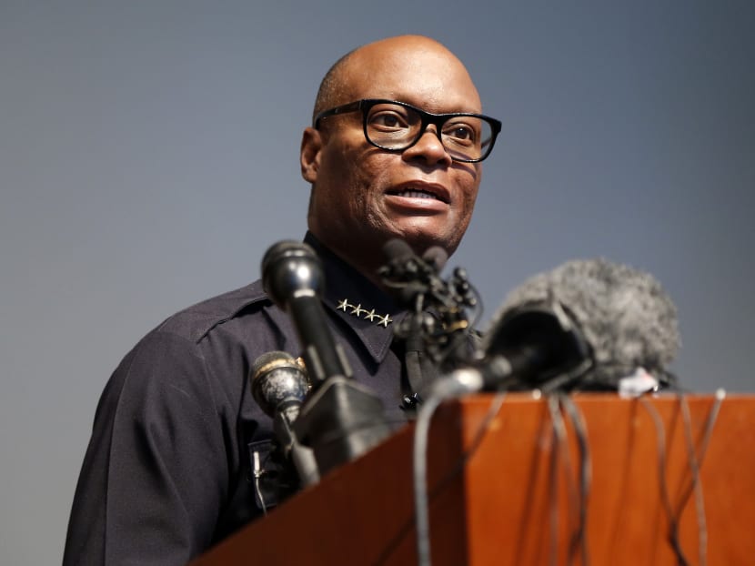 Dallas Police Chief David Brown speaks at the Jack Evans Police Headquarters building on July 11, 2016 in Dallas, Texas. Photo: AFP