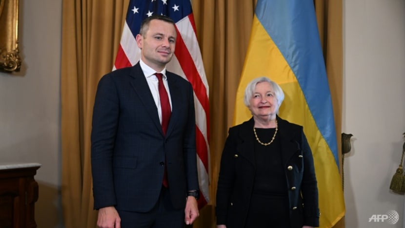 Finance chiefs mull Ukraine aid, Russia oil price cap at IMF talks Finance chiefs mull Ukraine aid, Russia oil price cap at IMF talks