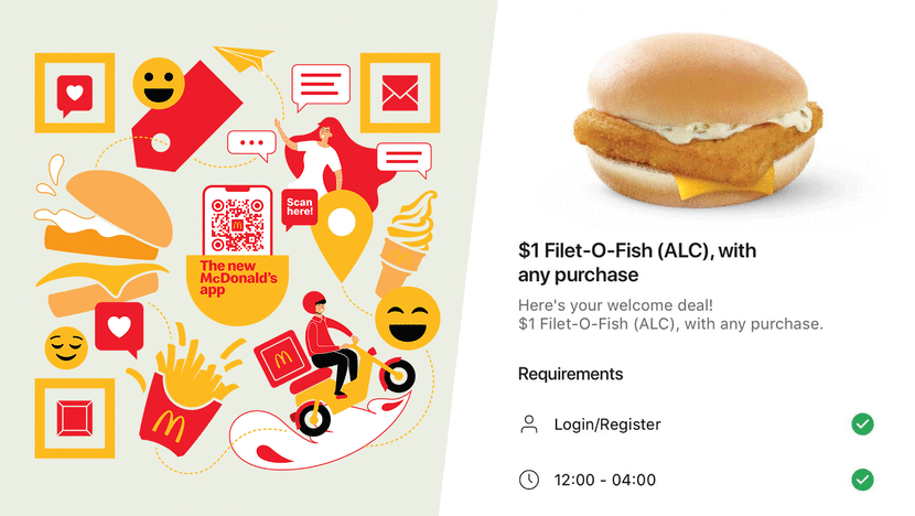 McDonald's Has A New App Offering Discount Codes, Includes $1 Filet-O-Fish Deal