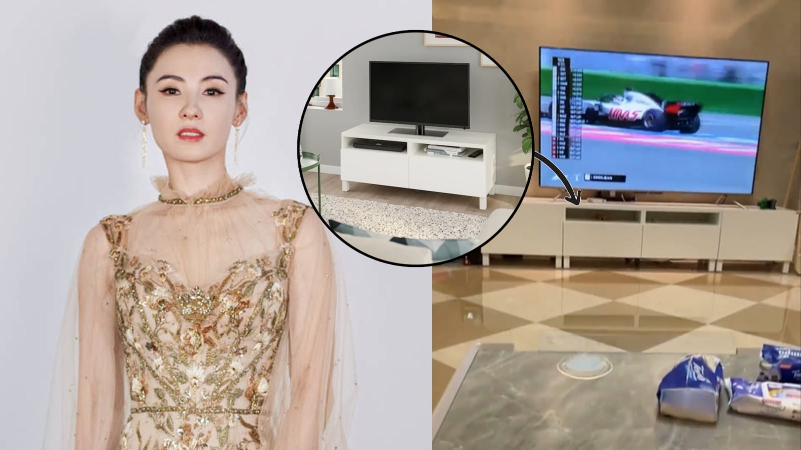 Cecilia Cheung Uses A S$250 Ikea TV Bench In The Mansion She Rents For S$17K A Month Cecilia Cheung Uses A S$250 Ikea TV Bench In The Mansion She Rents For S$17K A Month