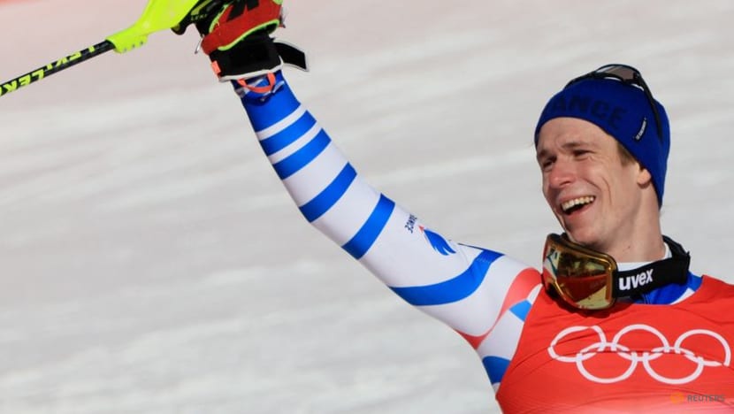 Alpine skiing-France's Noel wins gold in men's slalom Alpine skiing-France's Noel wins gold in men's slalom