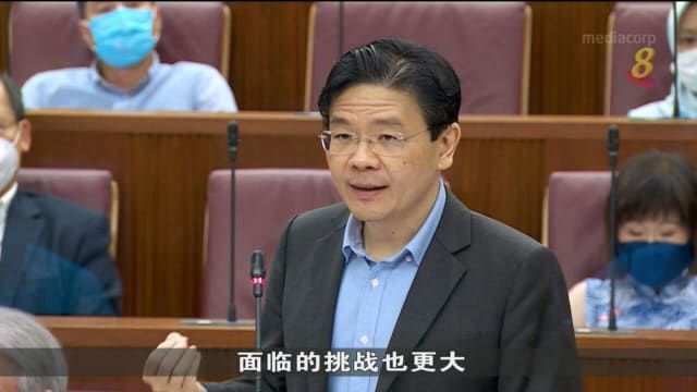 黄循财同反对党交锋有关财政预算案议题