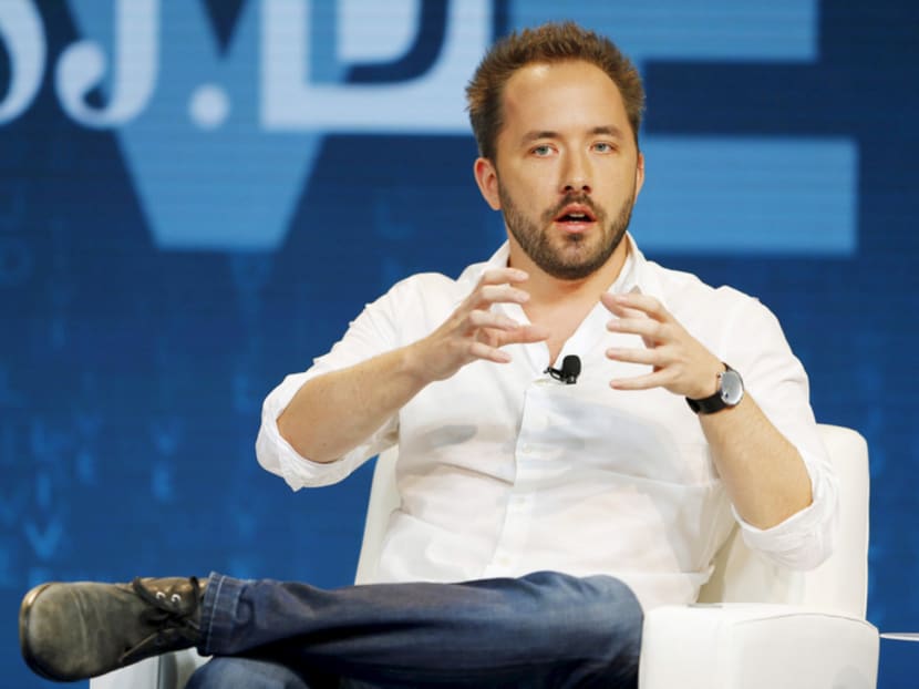 Mr Drew Houston, co-founder and CEO of Dropbox, shrugs off suggestions that his company is valued too highly. Photo: Reuters