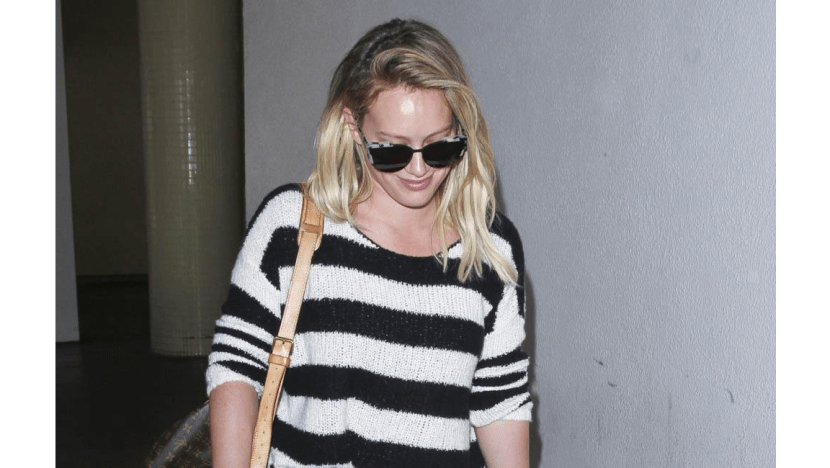 Hilary Duff over being pregnant