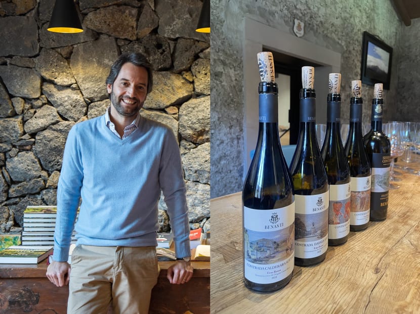 This investment banker is now making wines at Mount Etna Europe s highest volcano