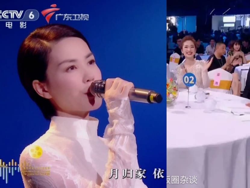 Netizens were tickled by Nic's total poker face when his girlfriend was being introduced as the next performer. Netizens were tickled by Nic's total poker face when his girlfriend was being introduced as the next performer.