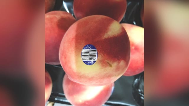 食品局召回一批美国进口的水蜜桃