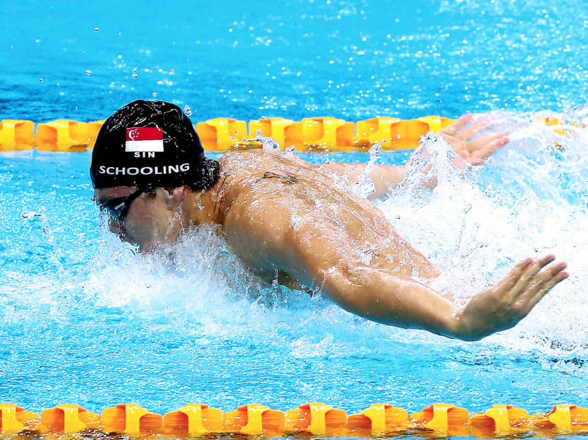 Schooling has his sights set on a podium finish in the men’s 50m, 100m and 200m fly. TODAY file photo