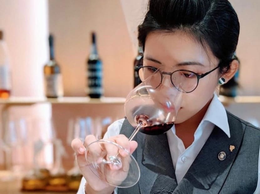 She's the resident wine expert in one of the world’s best restaurants in Singapore