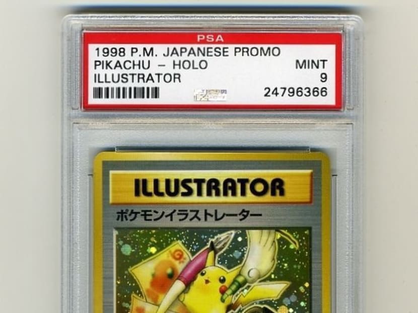 A copy of the Pikachu Illustrator is seen in a listing from eBay. Photo smpratte/eBay