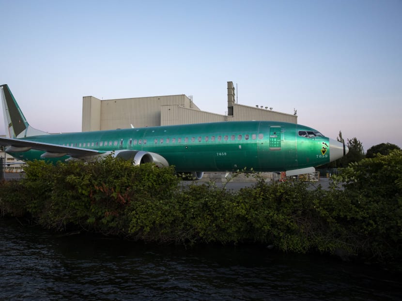 A Boeing 737 Max plane at the Boeing plant in Renton, Washington, July 21, 2019. A Boeing 737 Max plane at the Boeing plant in Renton, Washington, July 21, 2019.
