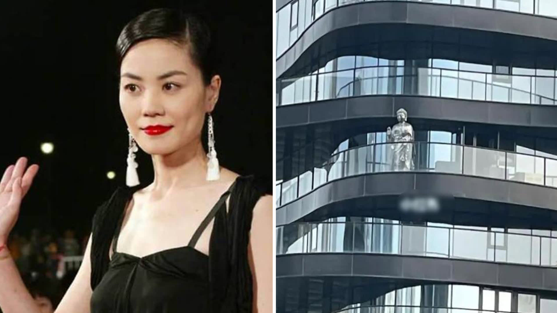 Netizen Claims Faye Wong Has A 2m-Tall Statue Of Buddha On The Balcony Of Her S$17.5mil Apartment