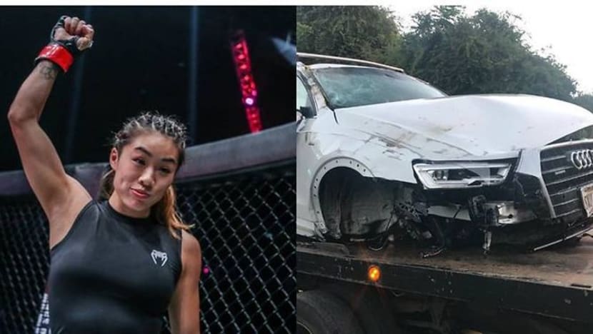 Petinju MMA Angela Lee terselamat daripada kemalangan teruk