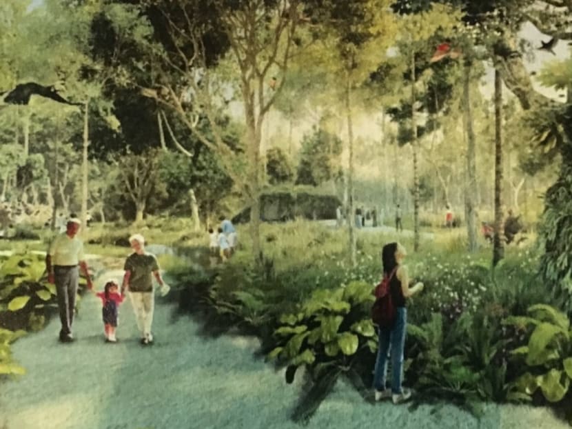 Artist impression of the Mandai park development by 2023. Photo: Mandai Safari Park Holdings