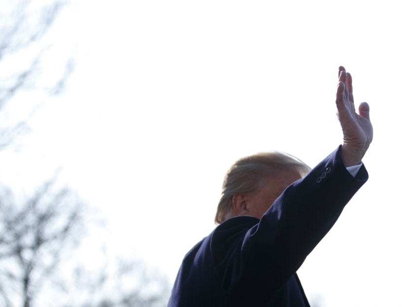 US President Donald Trump waves outside the White House before leaving on a trip to California. He sacked Secretary of State Rex Tillerson on Tuesday, a move which seems to suggest that Mr Trump is determined to surround himself with loyalists more willing to reflect his “America First” views. Photo: The New York Times