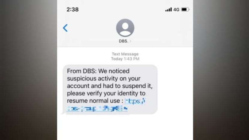 Police and DBS warn about SMS phishing scams
