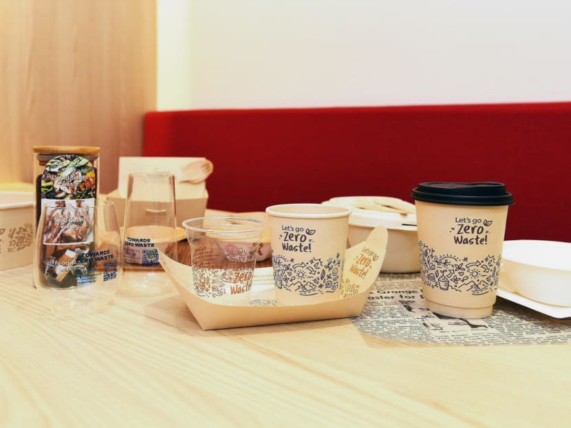 Examples of Tria’s sustainable packaging solutions. Examples of Tria’s sustainable packaging solutions.