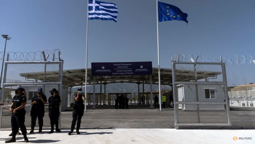 Greece opens new migrant holding camp on island amid tougher policy Greece opens new migrant holding camp on island amid tougher policy
