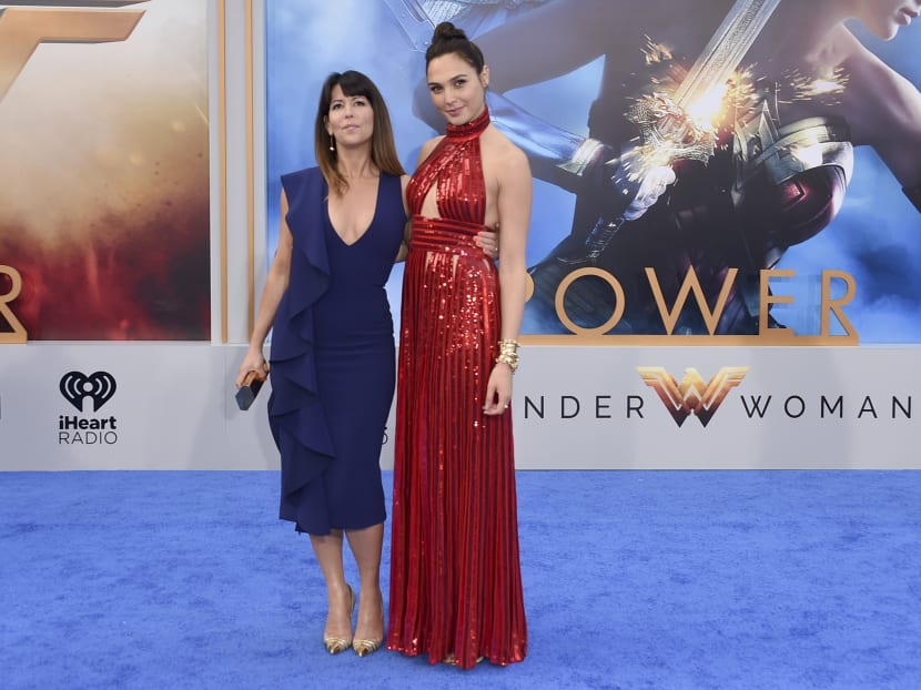 Director Patty Jenkins (left) and actress Gal Gadot arrive at the world premiere of Wonder Woman on May 25, 2017, in Los Angeles. Photo: AP