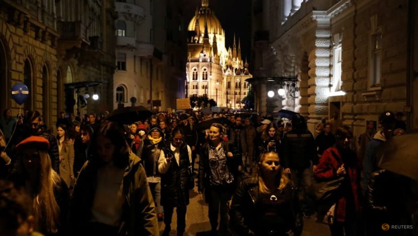 Hungarians protest change in abortion rules Hungarians protest change in abortion rules