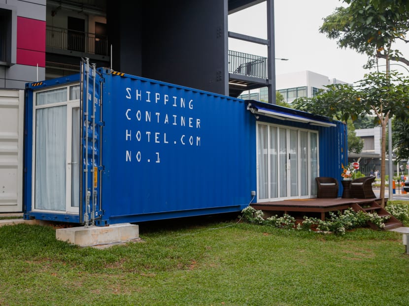 The Shipping-Container Hotel located at One-north is now open for booking.