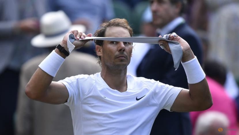 Rafa dazzled by Wimbledon sun in first round win Rafa dazzled by Wimbledon sun in first round win