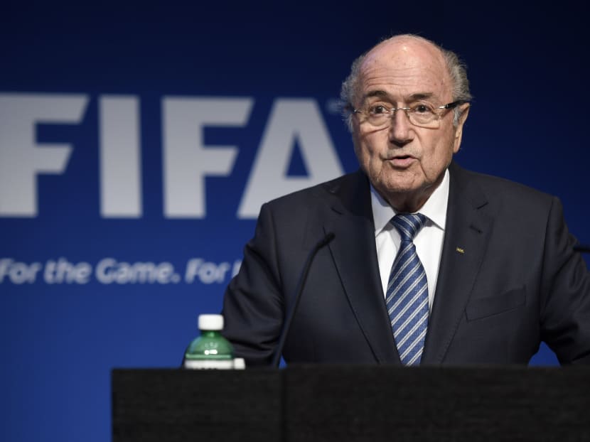 FIFA President Sepp Blatter speaks during a press conference at the FIFA headquarters in Zurich, Switzerland, on June 2, 2015. Photo: AP