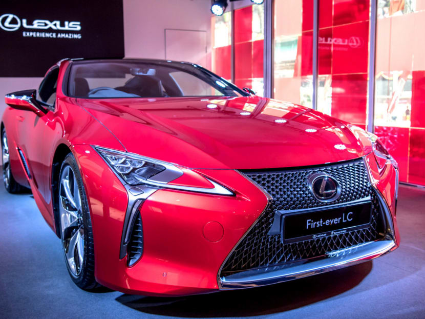 The Lexus LC 500 will be featured at the pop-up showcase at Wisma Atria this weekend (Aug 4 to 7). Photo: Lexus