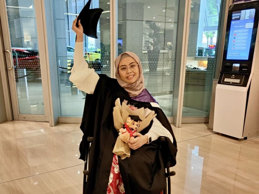 The writer's drive to learn allowed her to juggle between frequent medical appointments and her studies. The writer's drive to learn allowed her to juggle between frequent medical appointments and her studies.