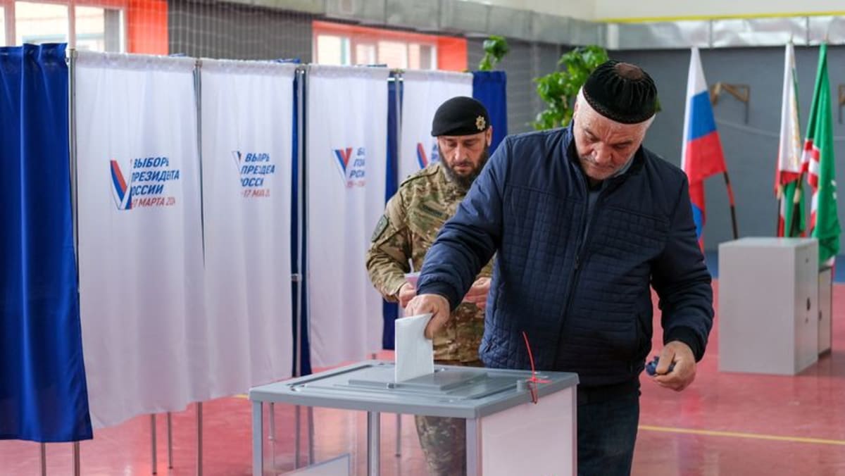 Russia's presidential vote starts final day with accusations of Kyiv sabotage