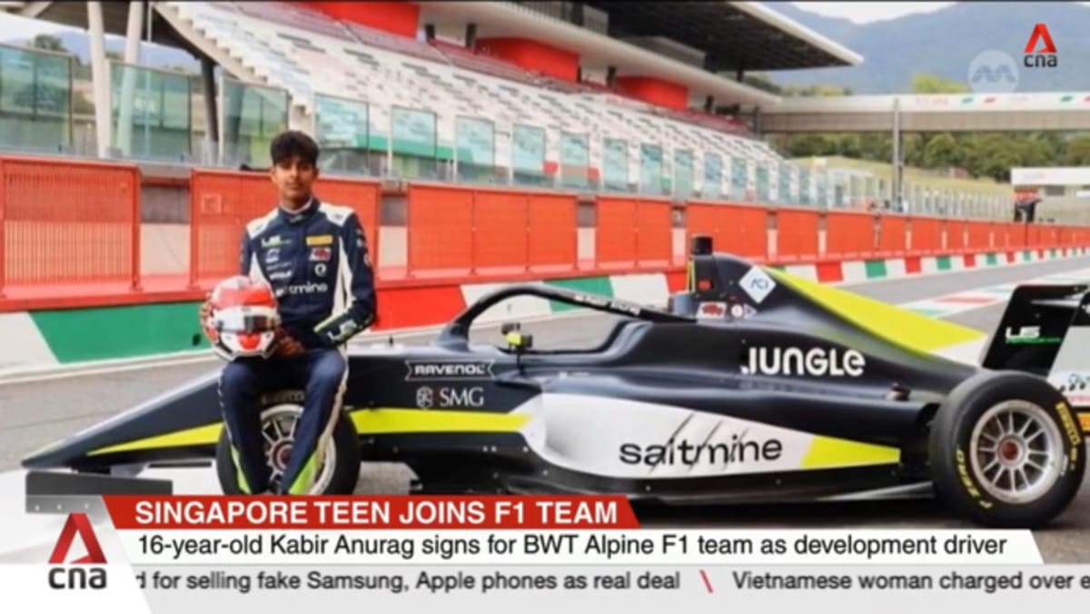 Singapore teen joins BWT Alpine F1 team as development driver - Vimarsana News