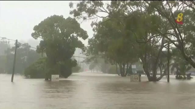 澳洲东岸暴雨成灾 不少城市沦为水乡泽国
