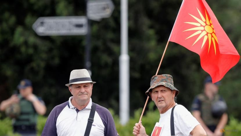 Protests block North Macedonia's capital over Bulgaria, EU compromise Protests block North Macedonia's capital over Bulgaria, EU compromise
